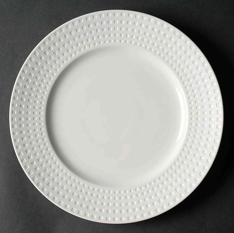 Satin Contrast Dinner Plate by Mikasa-1