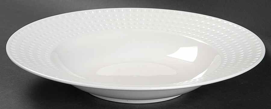 Satin Contrast Large Rim Soup Bowl by Mikasa-1