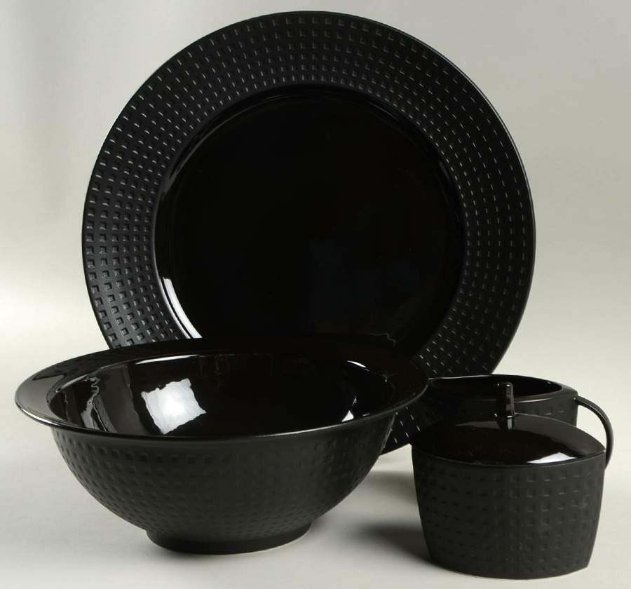 Ebony Contrast 5 Piece Hostess Set by Mikasa-1