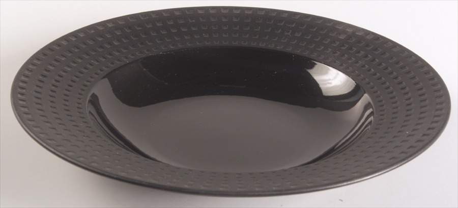 Ebony Contrast Large Rim Soup Bowl by Mikasa-1