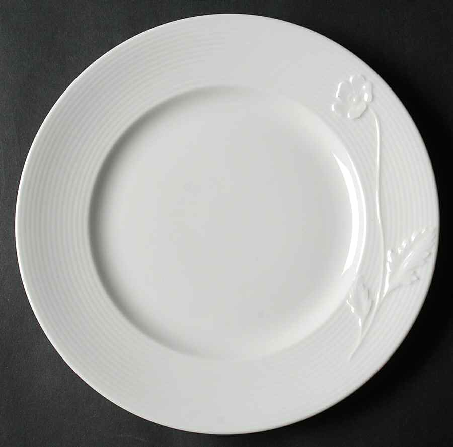 White Garden Salad Plate by Mikasa-1