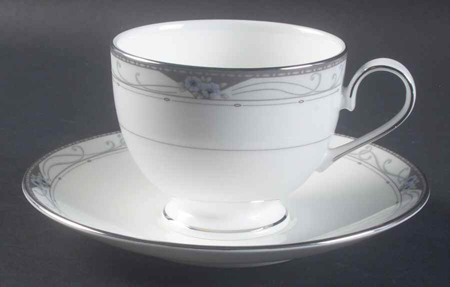 Cherish Footed Cup & Saucer Set by Mikasa-1