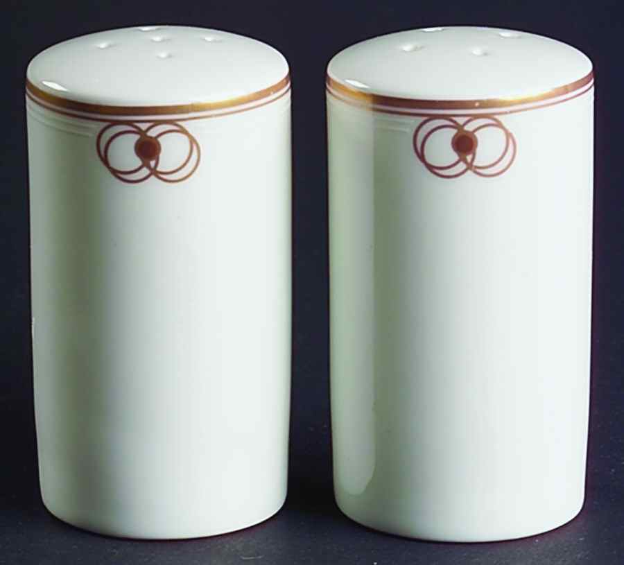 Love Story Gold Salt & Pepper Set by Mikasa-1