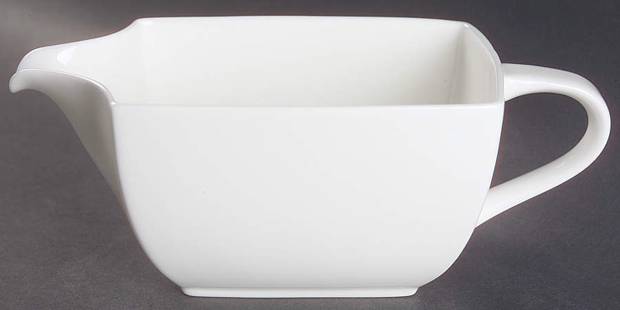 Elegance White Gravy Boat by Mikasa-1