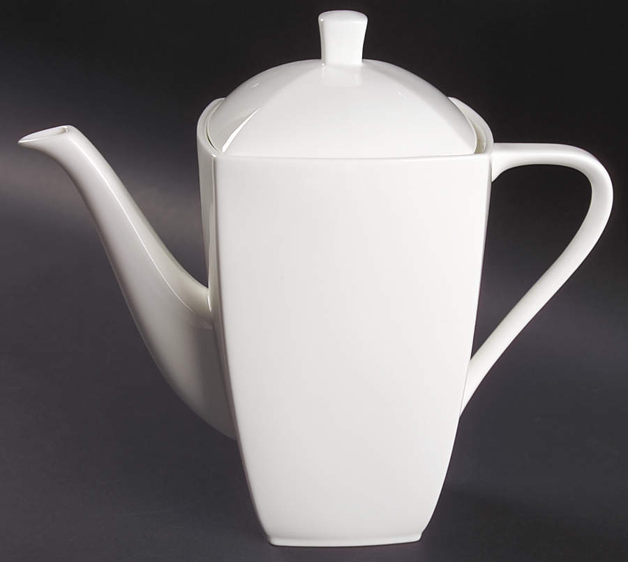 Elegance White Coffee Pot & Lid by Mikasa-1