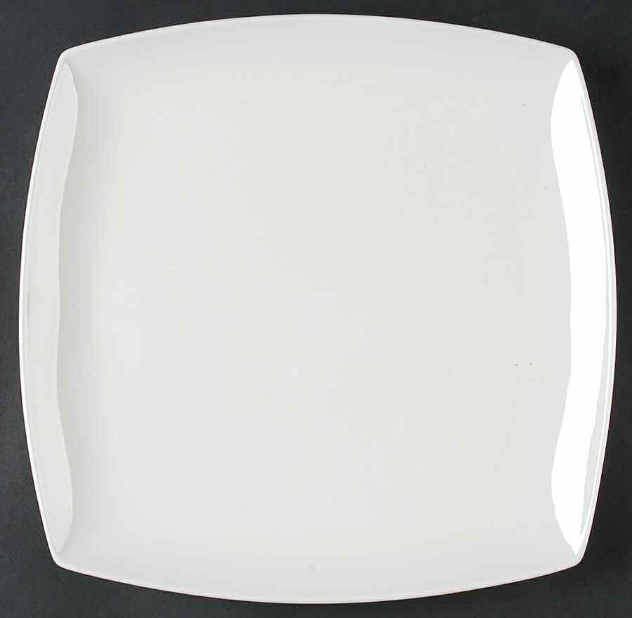 Elegance White 12" Square Chop Plate by Mikasa-1