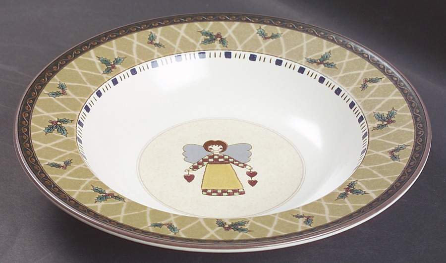 Arabella Holiday Large Rim Soup Bowl by Mikasa-1