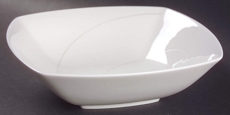 Infinity Silver Coupe Soup Bowl by Mikasa-1