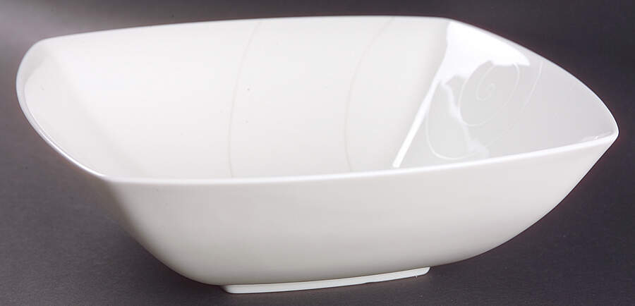 Infinity Silver 9" Round Vegetable Bowl by Mikasa-1