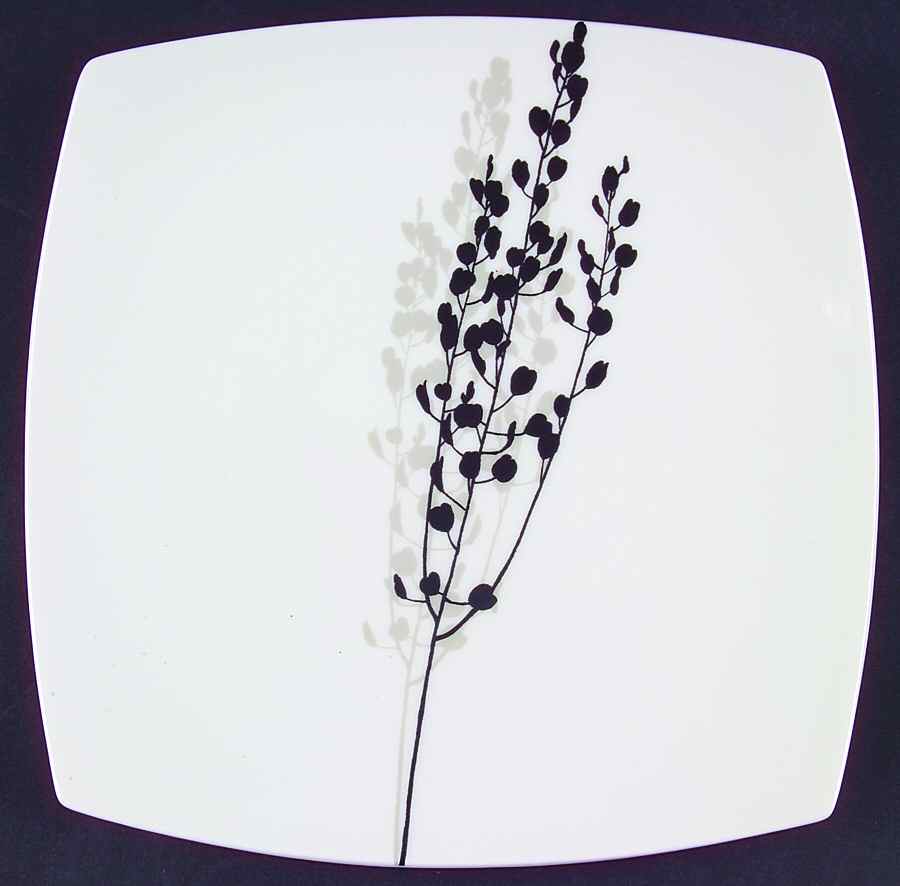 Ebony Shadow Dinner Plate by Mikasa-1