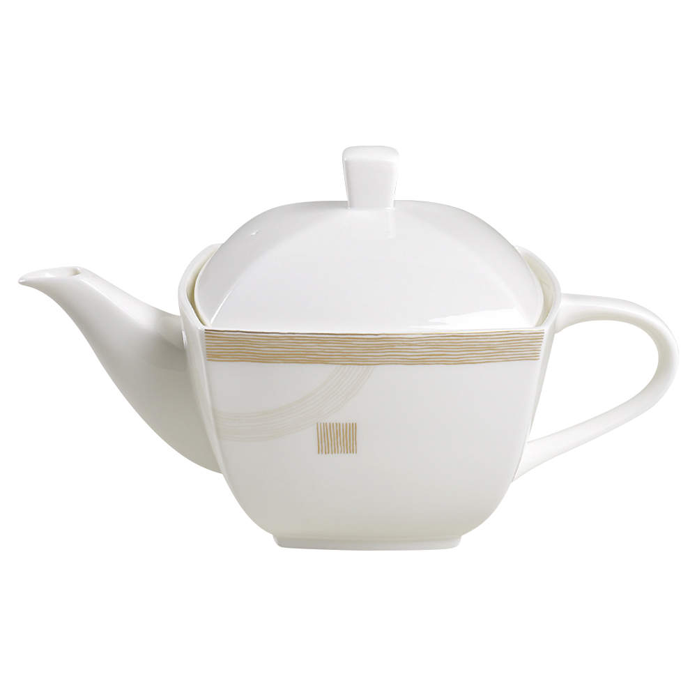 Modern Art Teapot & Lid by Mikasa-1
