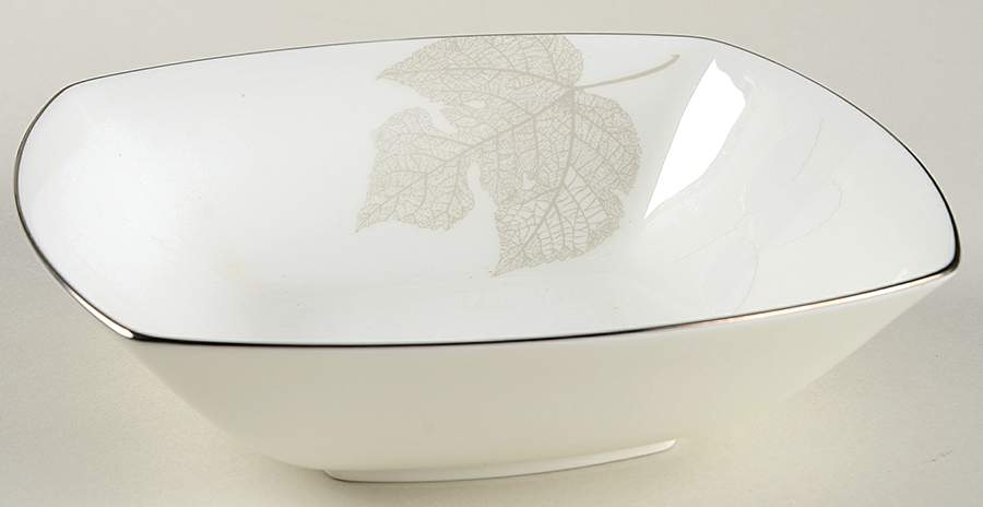Silver Leaves Coupe Soup Bowl by Mikasa-1