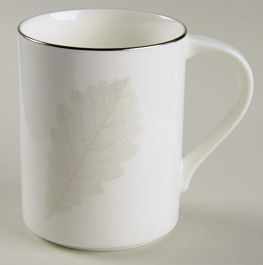 Silver Leaves Mug by Mikasa-1