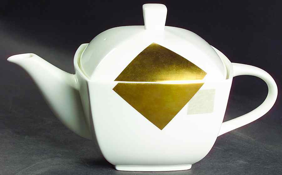 24 Karat Teapot & Lid by Mikasa-1