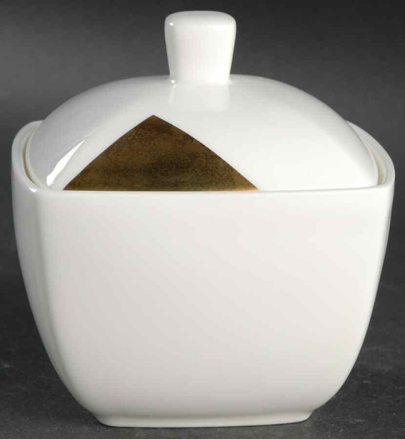 24 Karat Sugar Bowl & Lid by Mikasa-1
