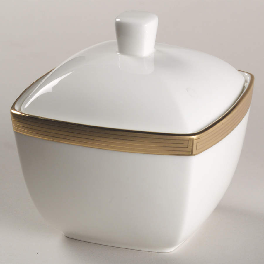 Millennium Gold Sugar Bowl & Lid by Mikasa-1