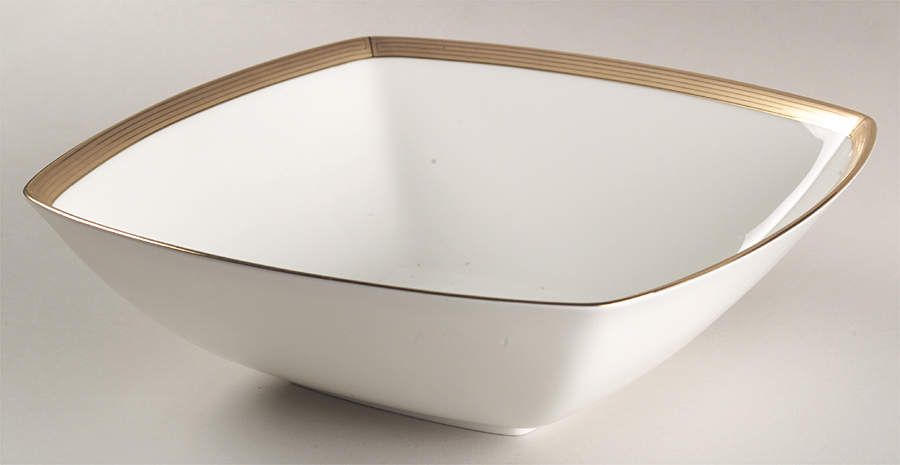 Millennium Gold 9" Square Vegetable Bowl by Mikasa-1