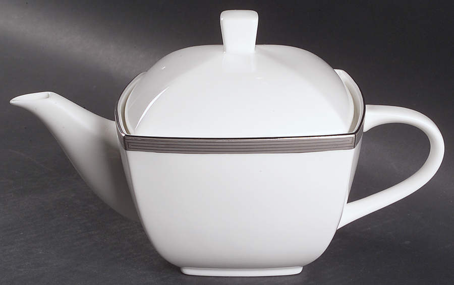 Millennium Platinum Teapot & Lid by Mikasa-1