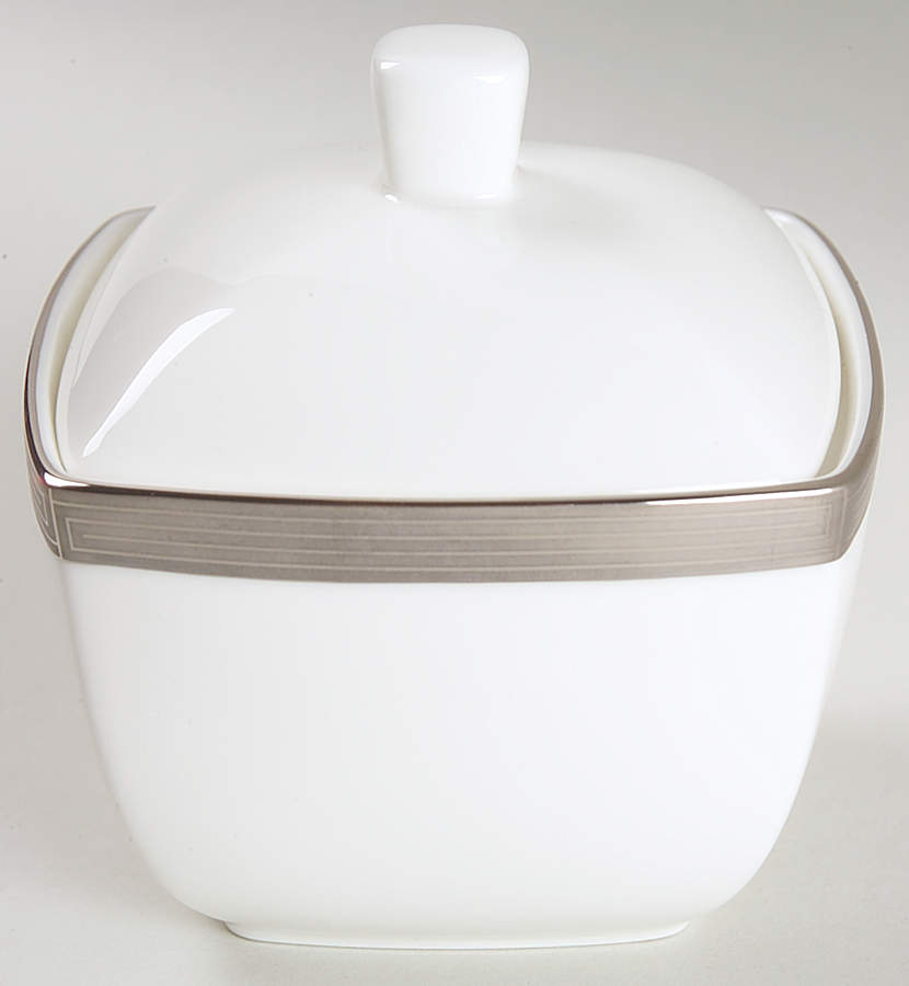 Millennium Platinum Sugar Bowl & Lid by Mikasa-1