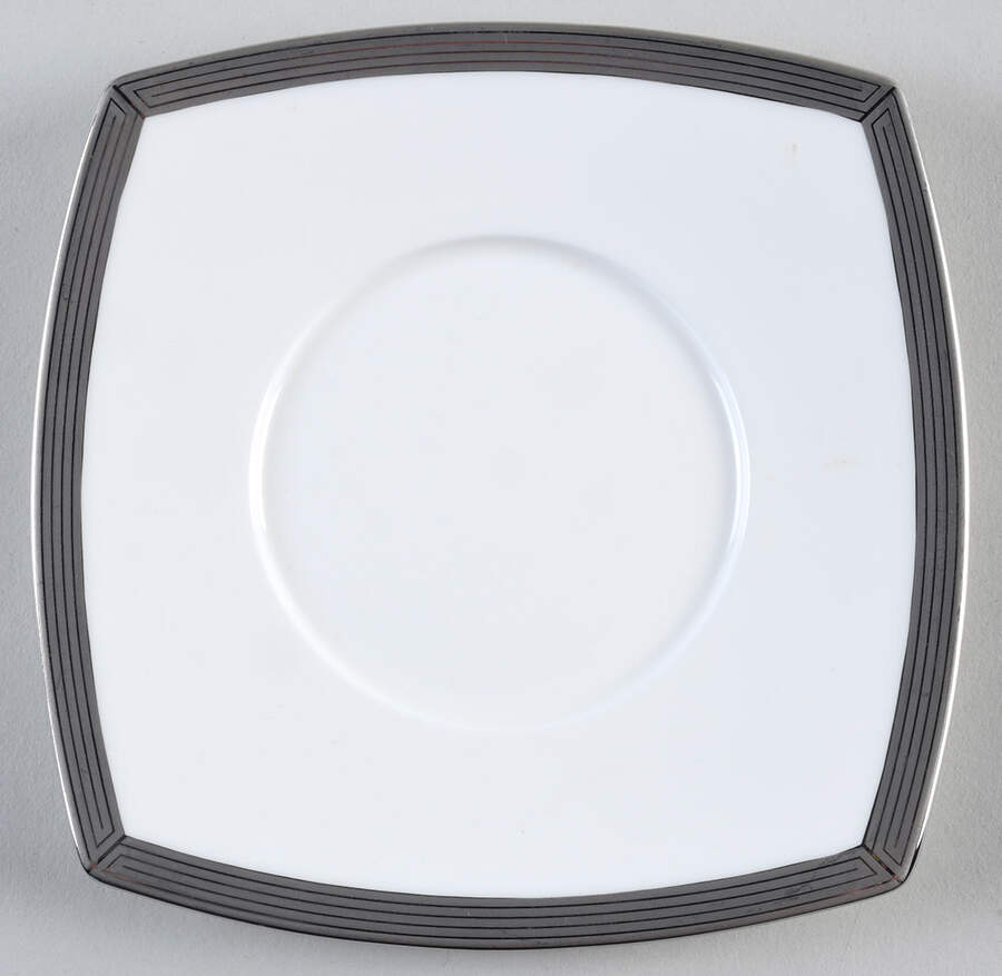 Millennium Platinum Saucer for Breakfast Cup by Mikasa-1