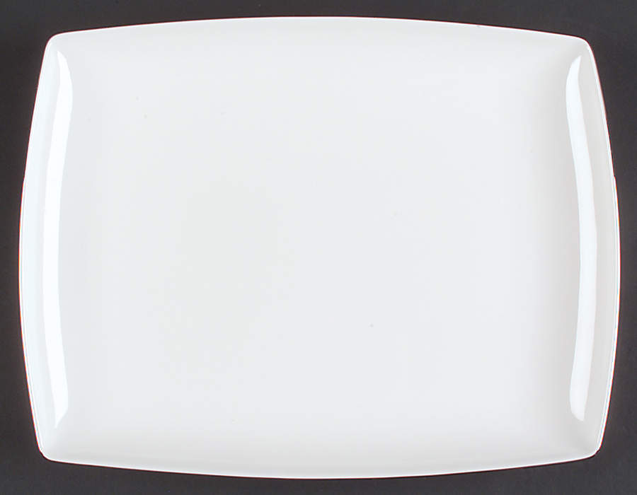 Couture Platinum 13" Rectangular Serving Platter by Mikasa-1
