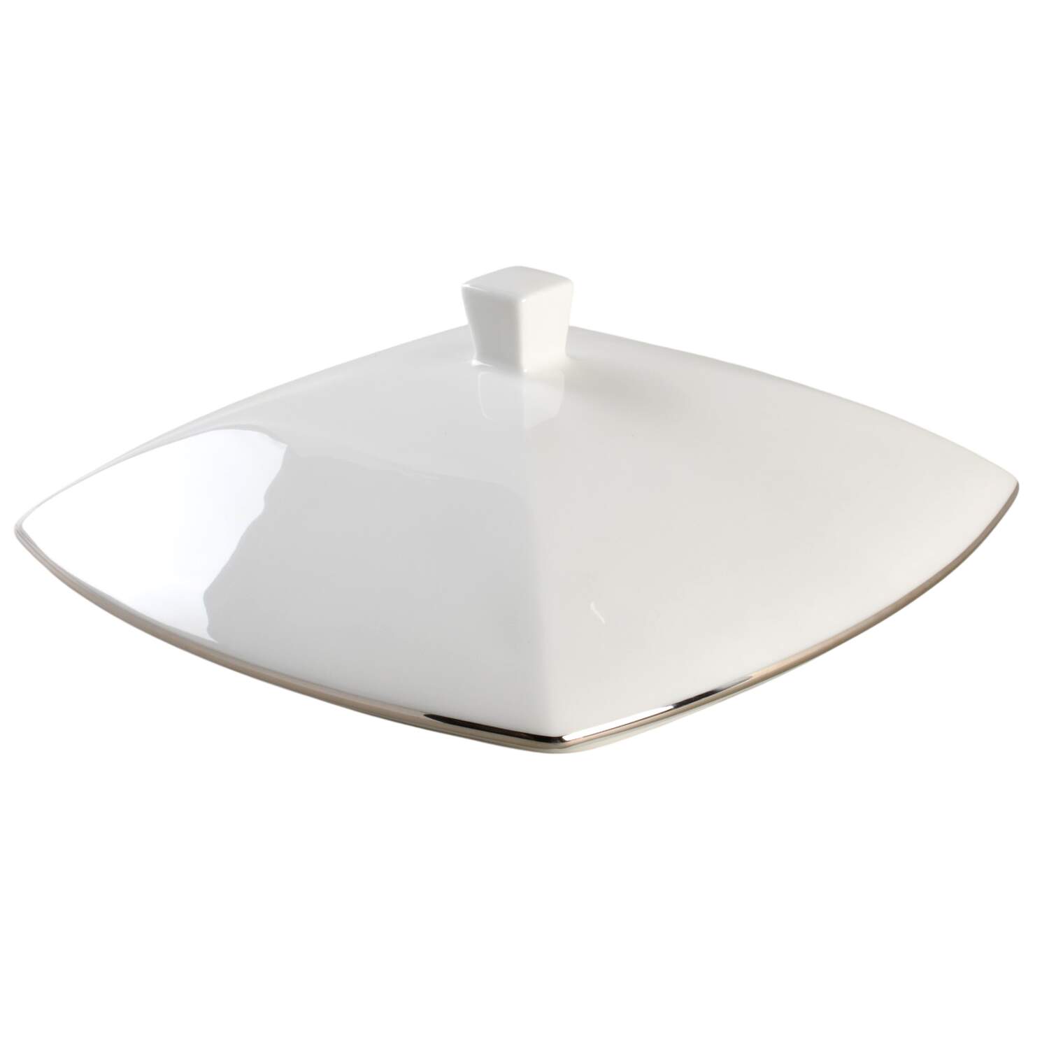 Couture Platinum Lid for 2 Qt Round Covered Casserole by Mikasa-1