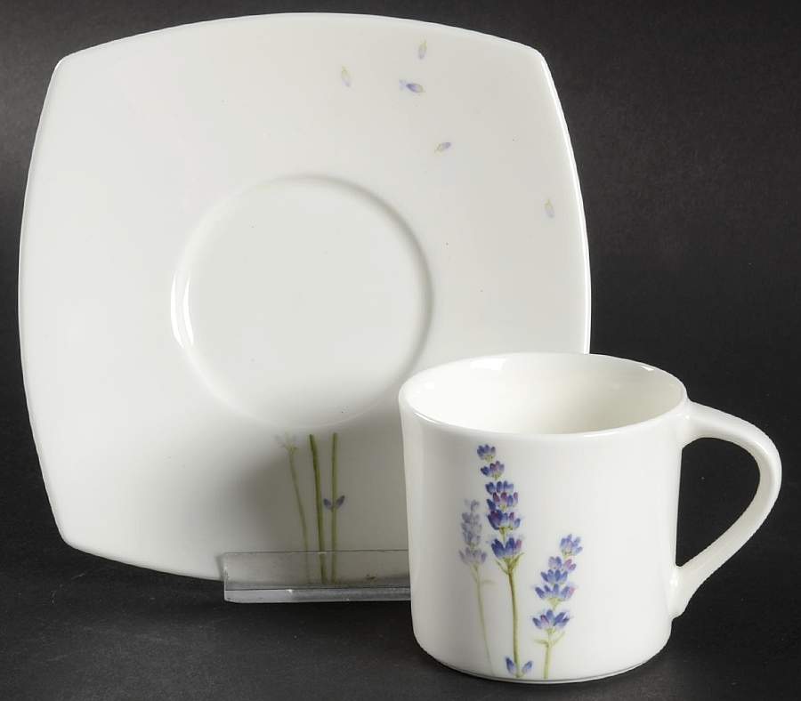 Lavender Lane Flat Demitasse Cup & Saucer Set by Mikasa-1