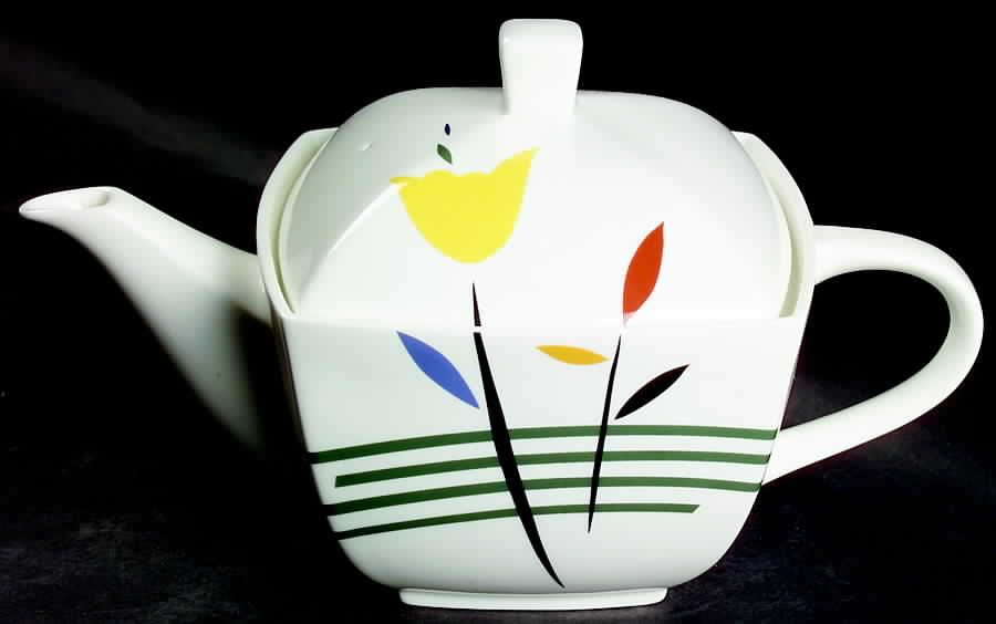 Charisma Floral Teapot & Lid by Mikasa-1