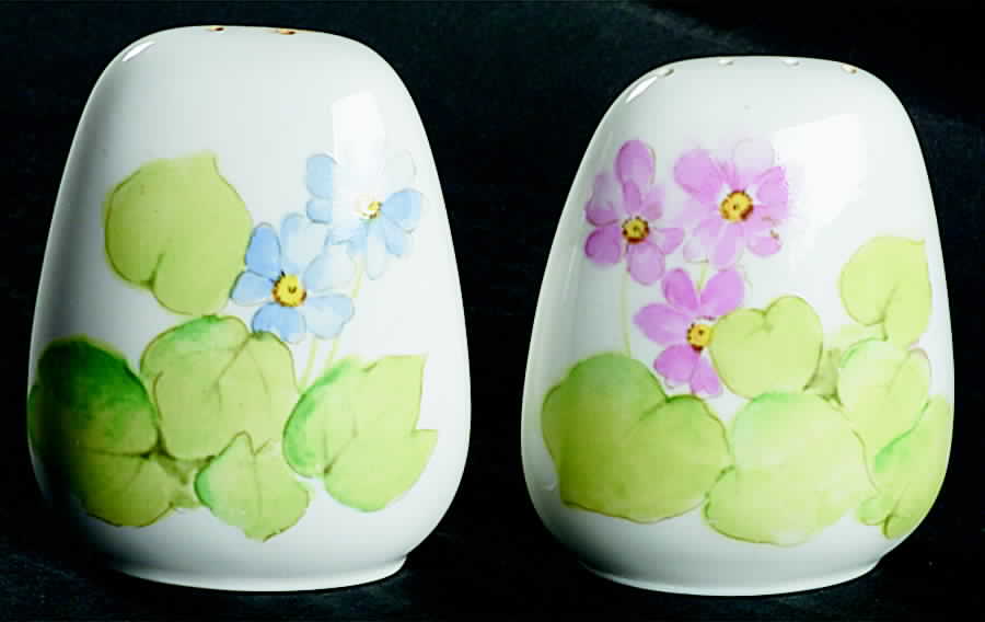 Water Lilies Blue Salt & Pepper Set by Mikasa-1