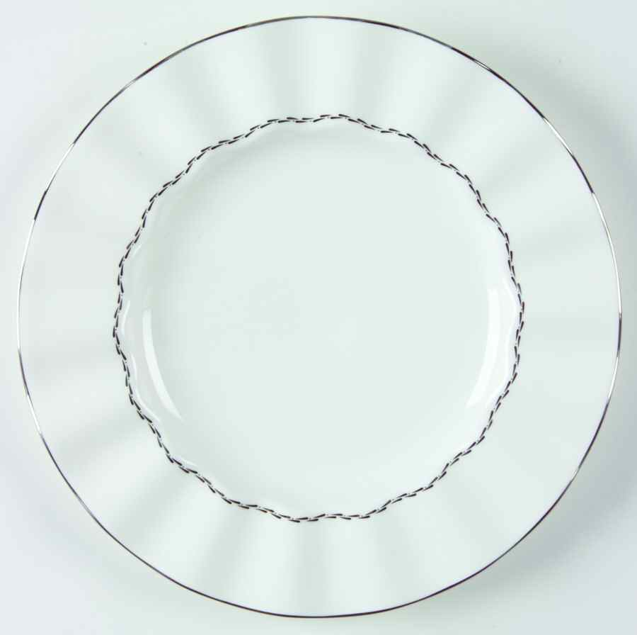 Platinum Ring Salad Plate by Mikasa-1