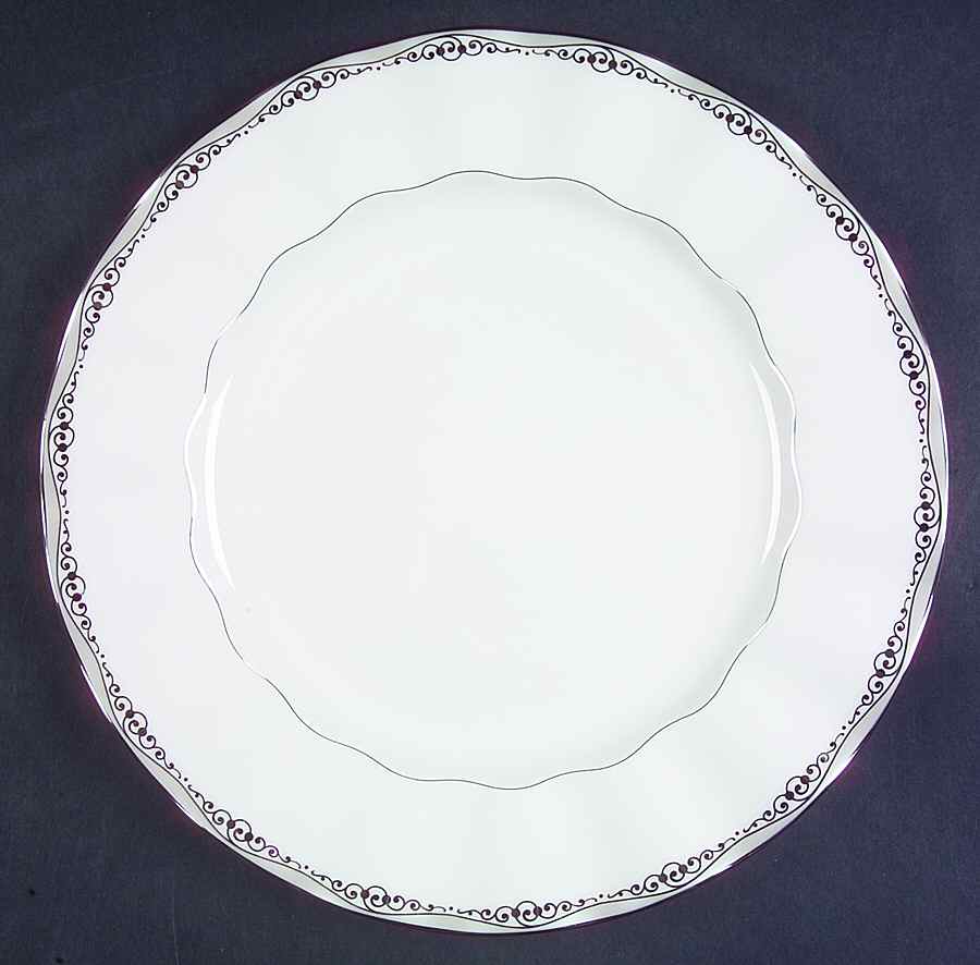 Symphony Platinum Dinner Plate by Mikasa-1