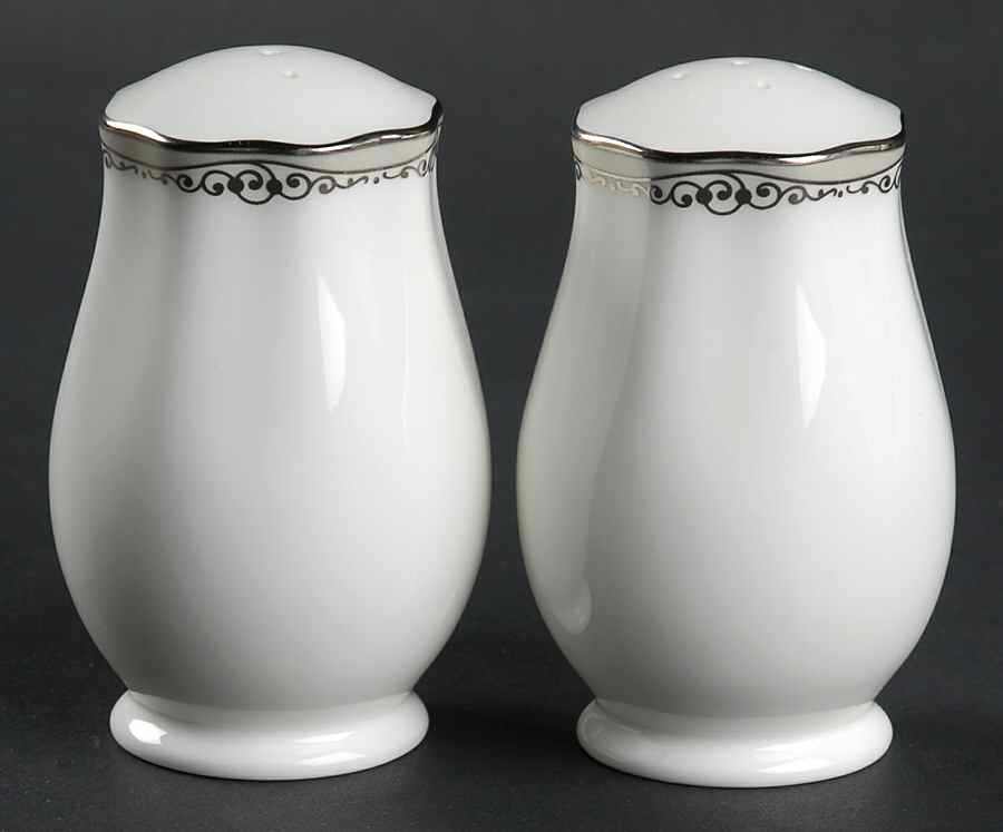 Symphony Platinum Salt & Pepper Set by Mikasa-1