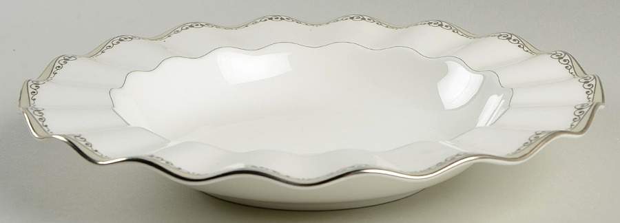 Symphony Platinum Rim Soup Bowl by Mikasa-1