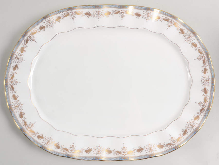Windsor Hall 15" Oval Serving Platter by Mikasa-1