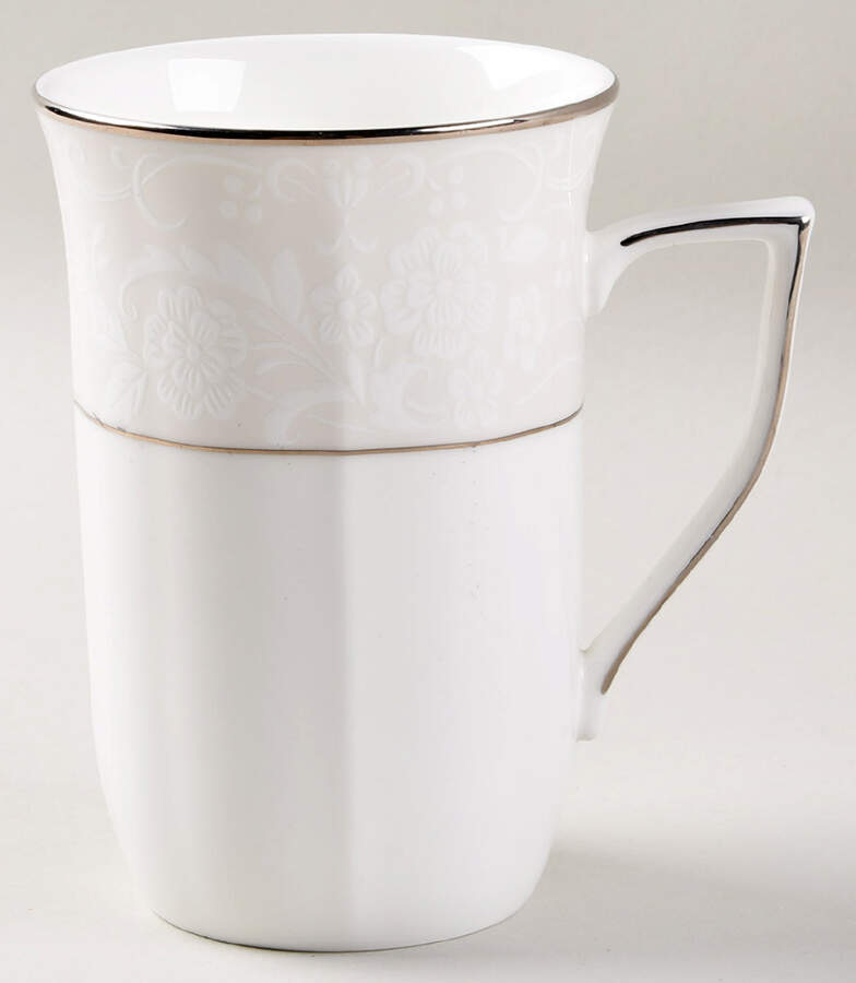 Platinum Brocade Mug by Mikasa-1