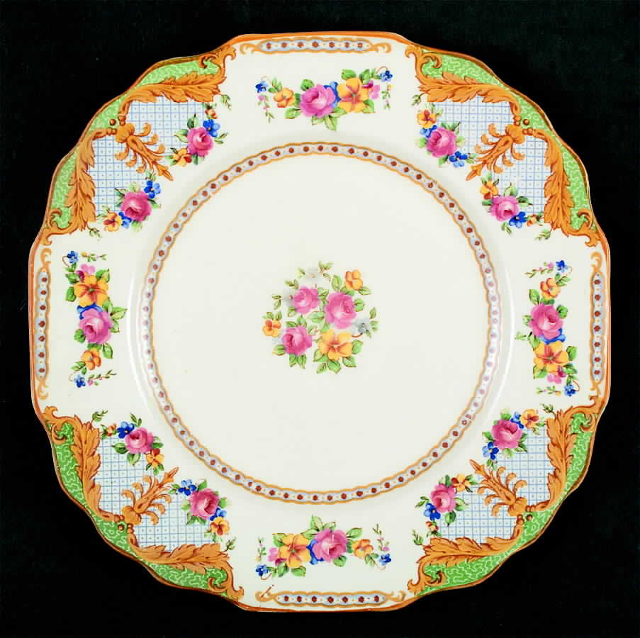 Sevres Square Salad Plate by Myott Staffordshire-1