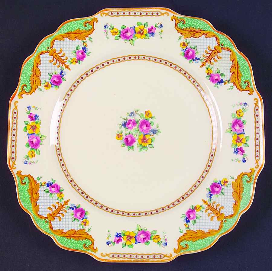 Sevres Luncheon Plate by Myott Staffordshire-1