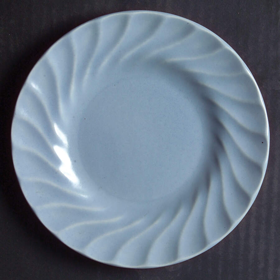 Yorkshire Blue (Matte) Bread & Butter Plate by Metlox - Poppytrail - Vernon-1