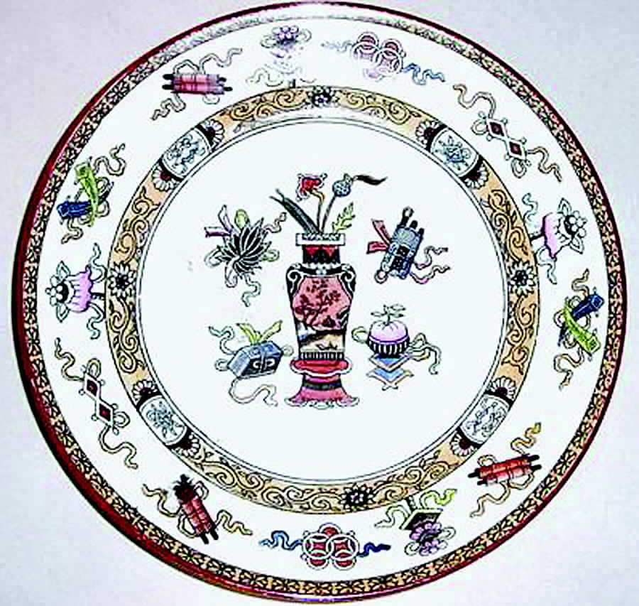 Potiche Luncheon Plate by Petrus Regout & Co-1