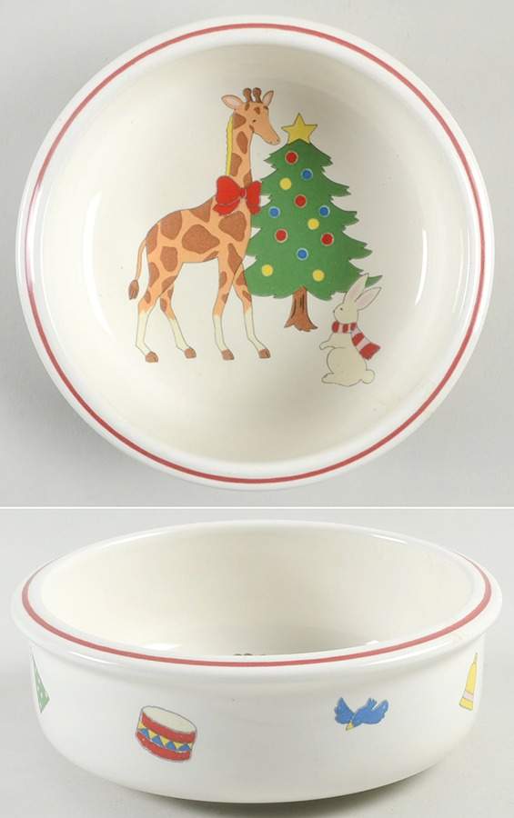 Christmas Fun Child's Bowl by Mikasa-1