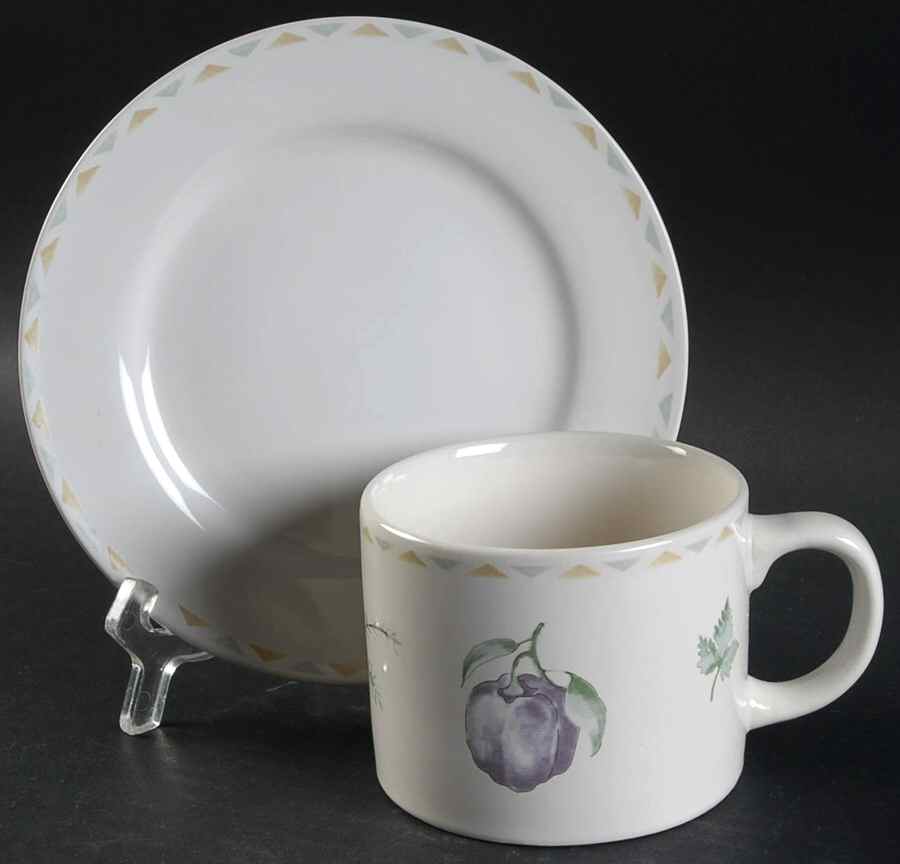 Chef's Basket Flat Cup & Saucer Set by Majesticware-1