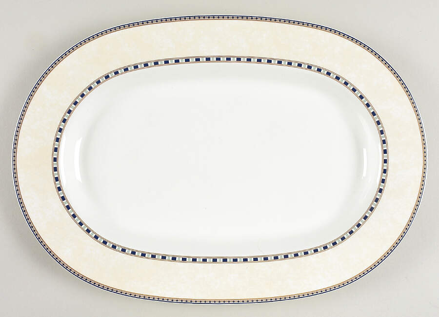 Pavillion 15" Oval Serving Platter by Mikasa-1