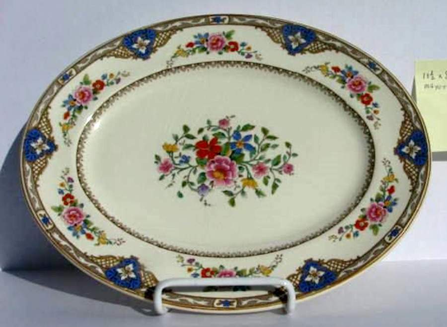Newelyn 11" Oval Serving Platter by Myott Staffordshire-1