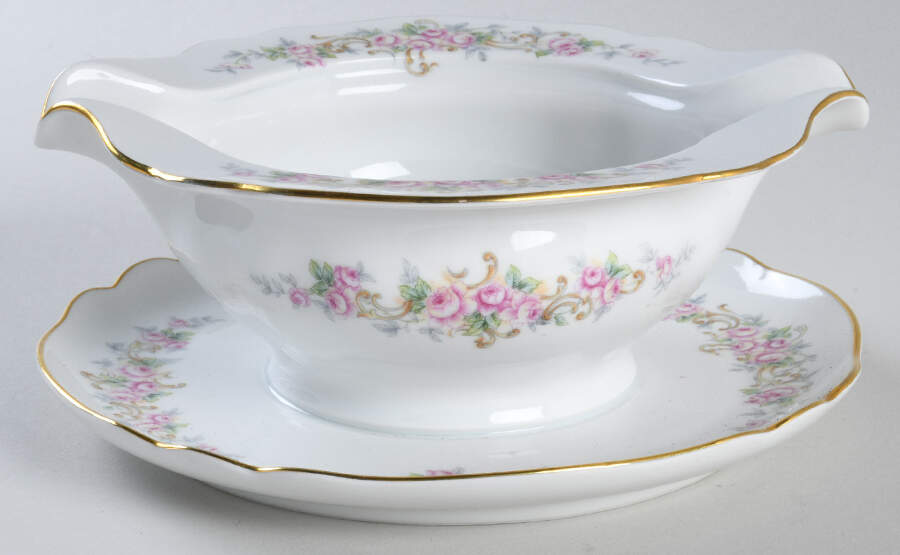 MUE100 Gravy Boat with Attached Underplate by Paul Muller-1