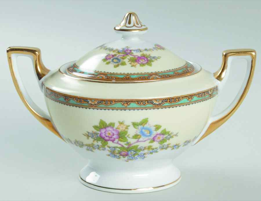 MEI1134 Sugar Bowl & Lid by Meito-1