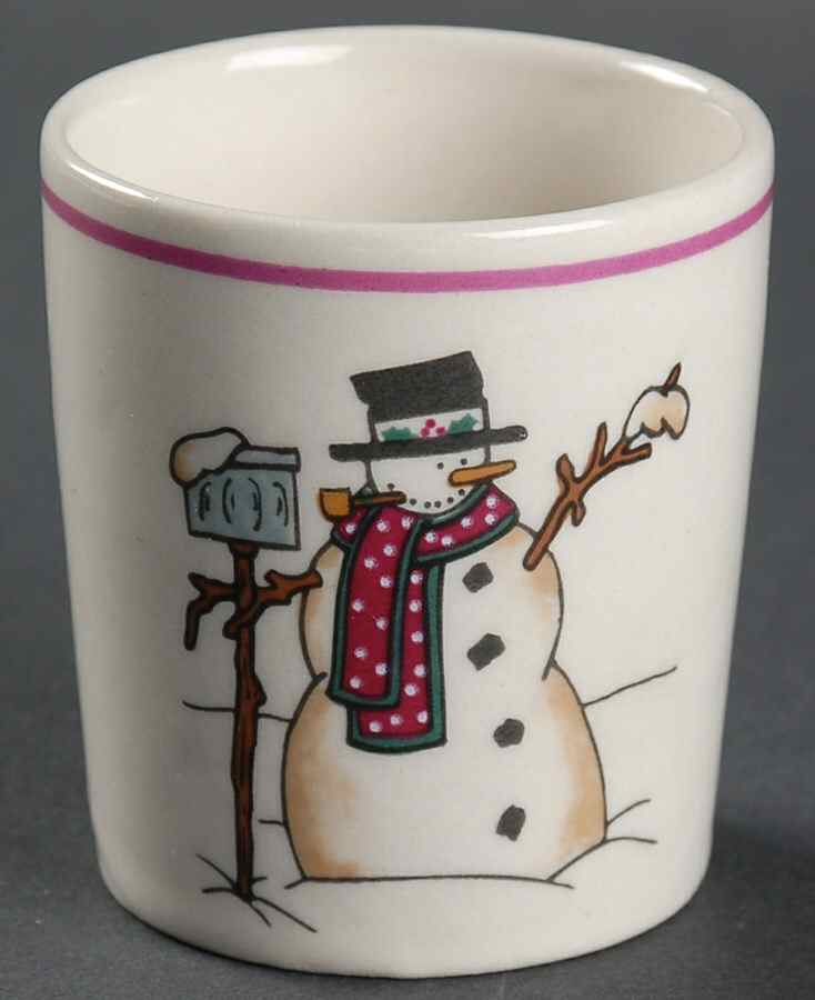 Snowmen Serenade II Toothpick Holder by Meiwa-1
