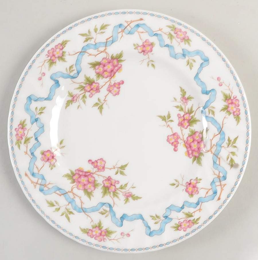 Ribbons & Blossoms Accent Salad Plate by Minton-1