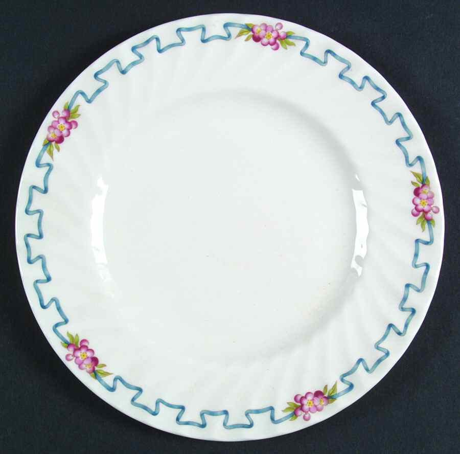 Ribbons & Blossoms Salad Plate by Minton-1