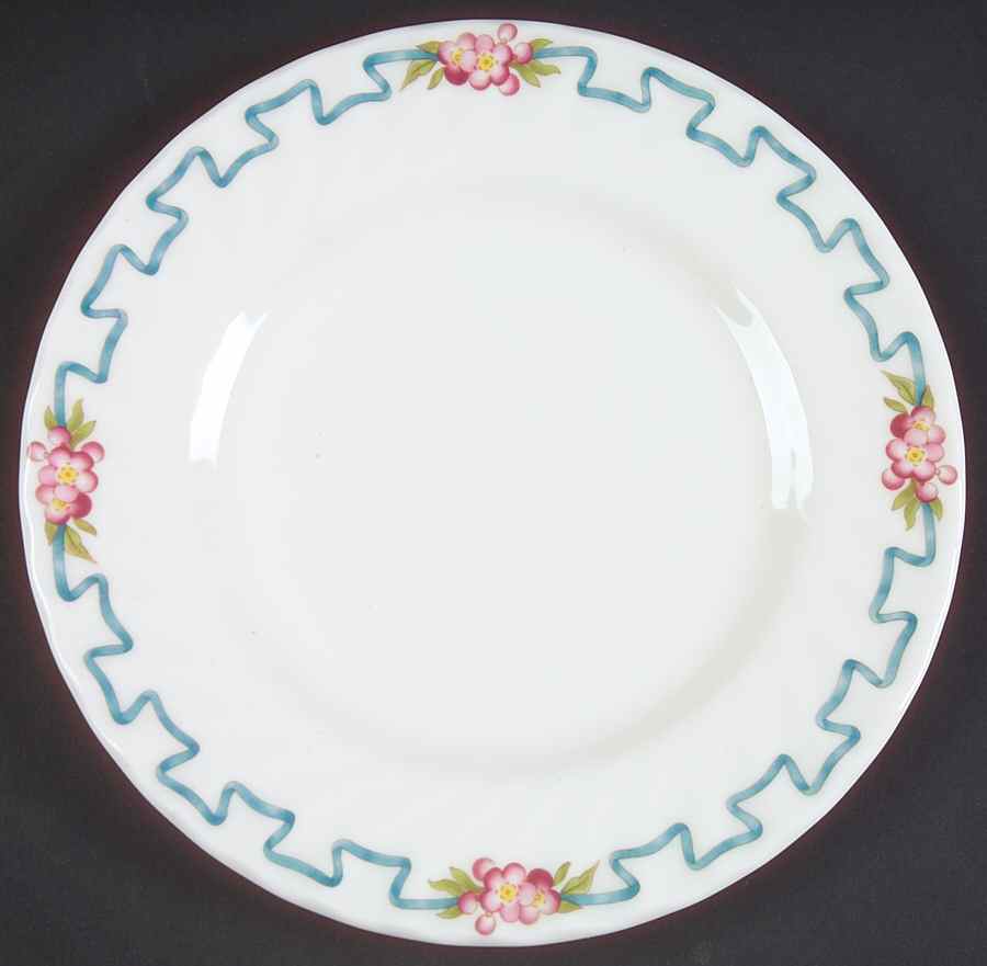 Ribbons & Blossoms Bread & Butter Plate by Minton-1