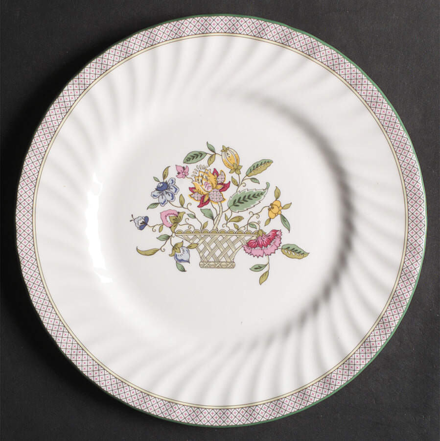 Haddon Hall Trellis Luncheon Plate by Minton-1